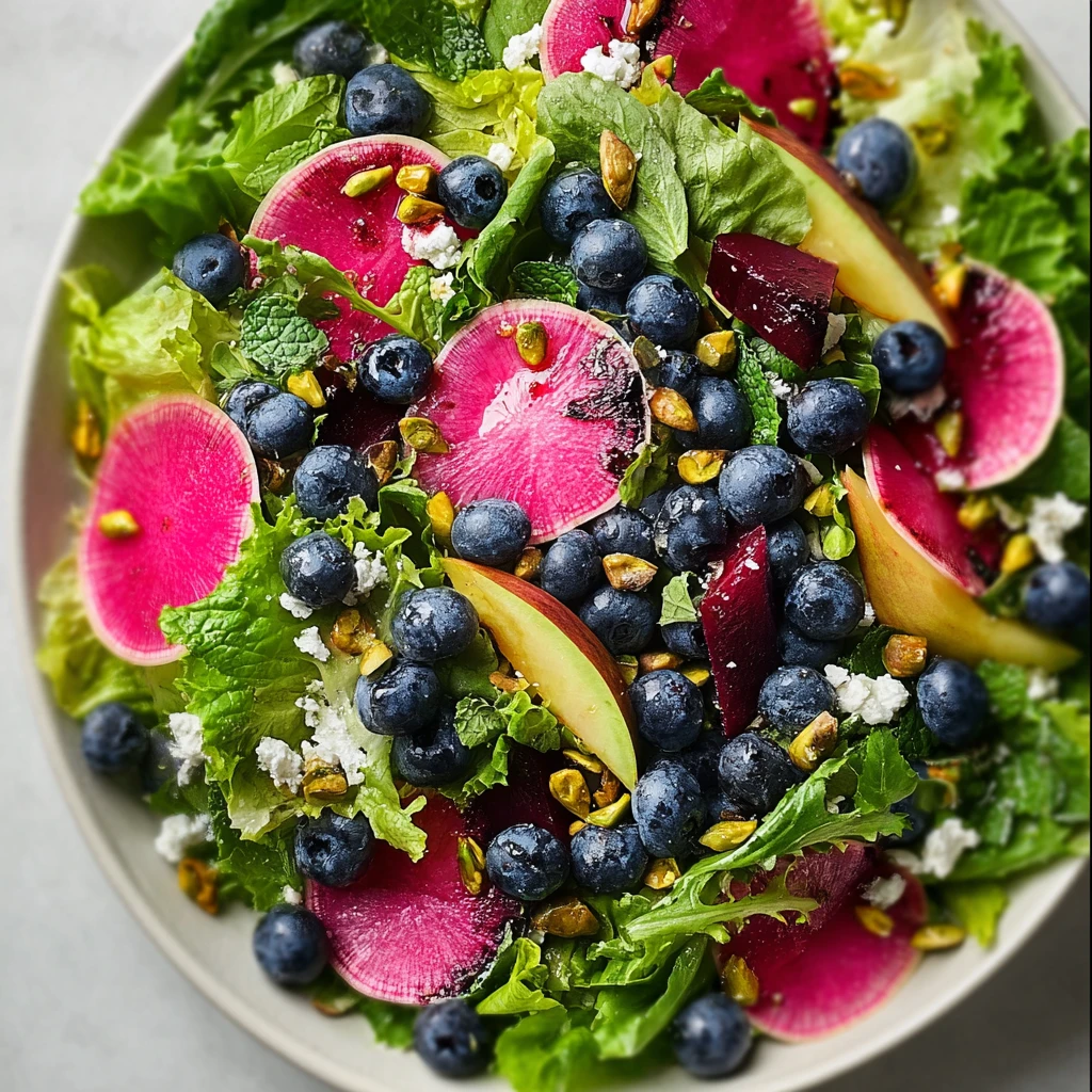 Blueberry Pistachio Spring Salad