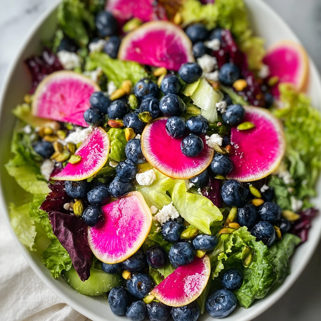Blueberry Pistachio Spring Salad