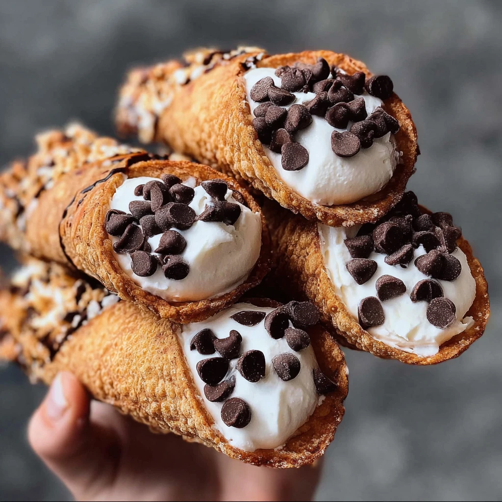 Cannoli Crepe Cones with Chocolate Chips: 5 Special Sweet Bites