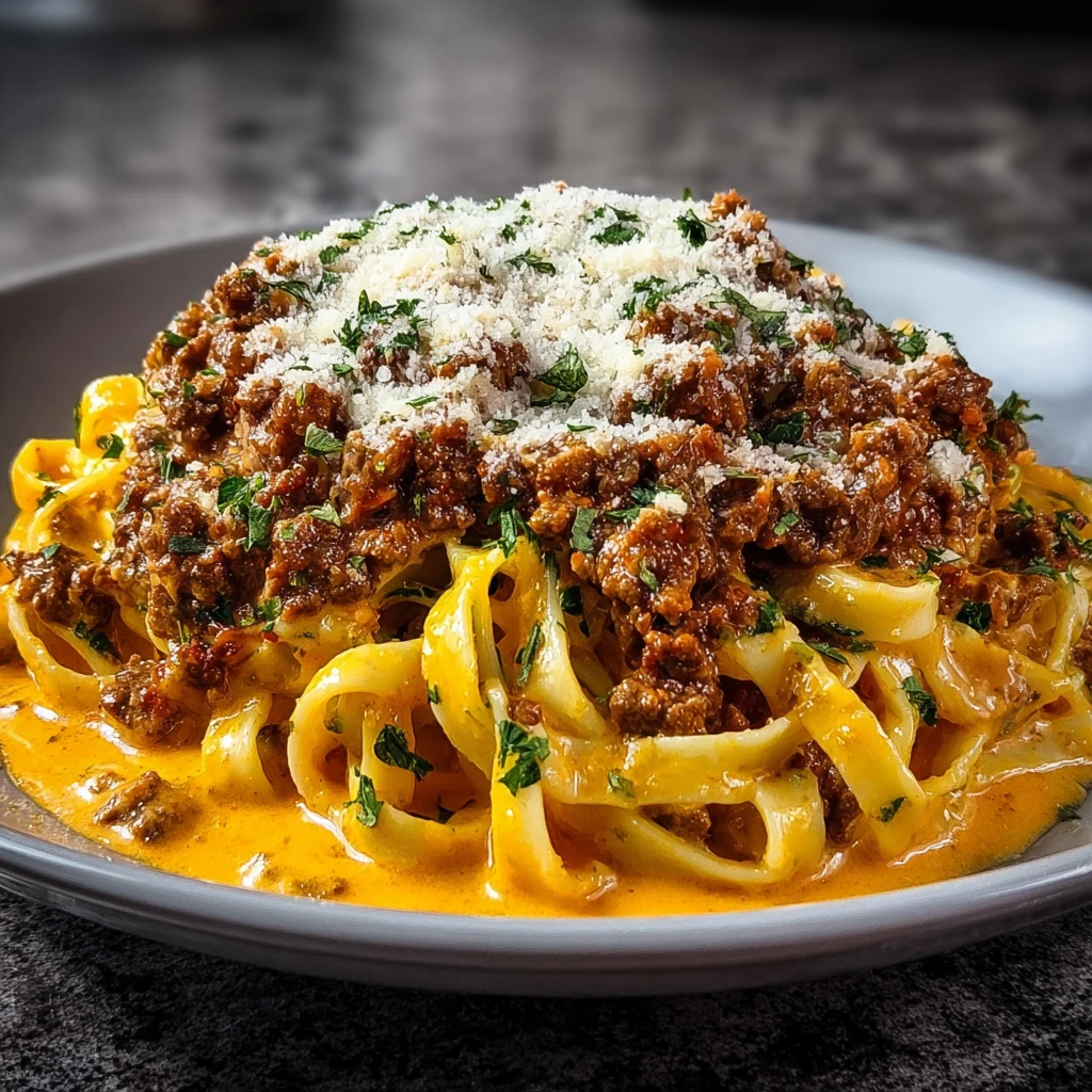 Cheesy Beef Alfredo Fettuccine: Amazing 7-Step Comfort Pasta