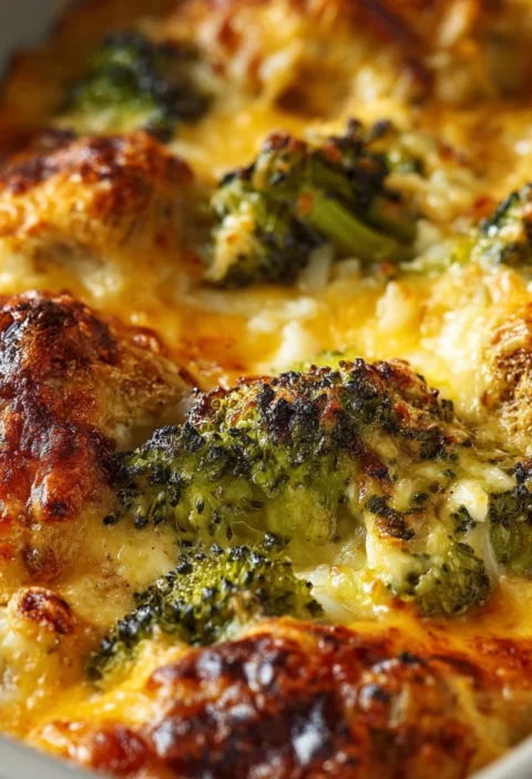 Cheesy Chicken Broccoli Casserole Rice