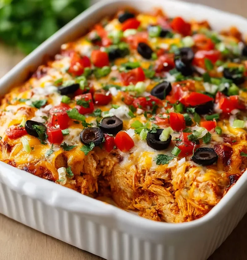 Chicken Burrito Casserole