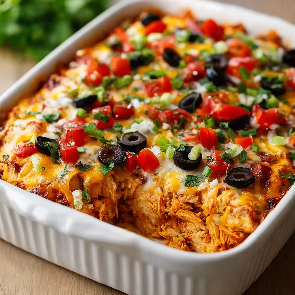 Chicken Burrito Casserole