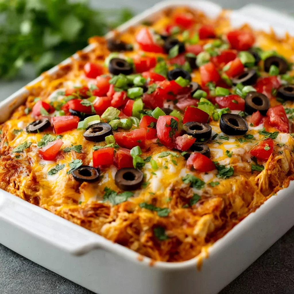 Chicken Burrito Casserole