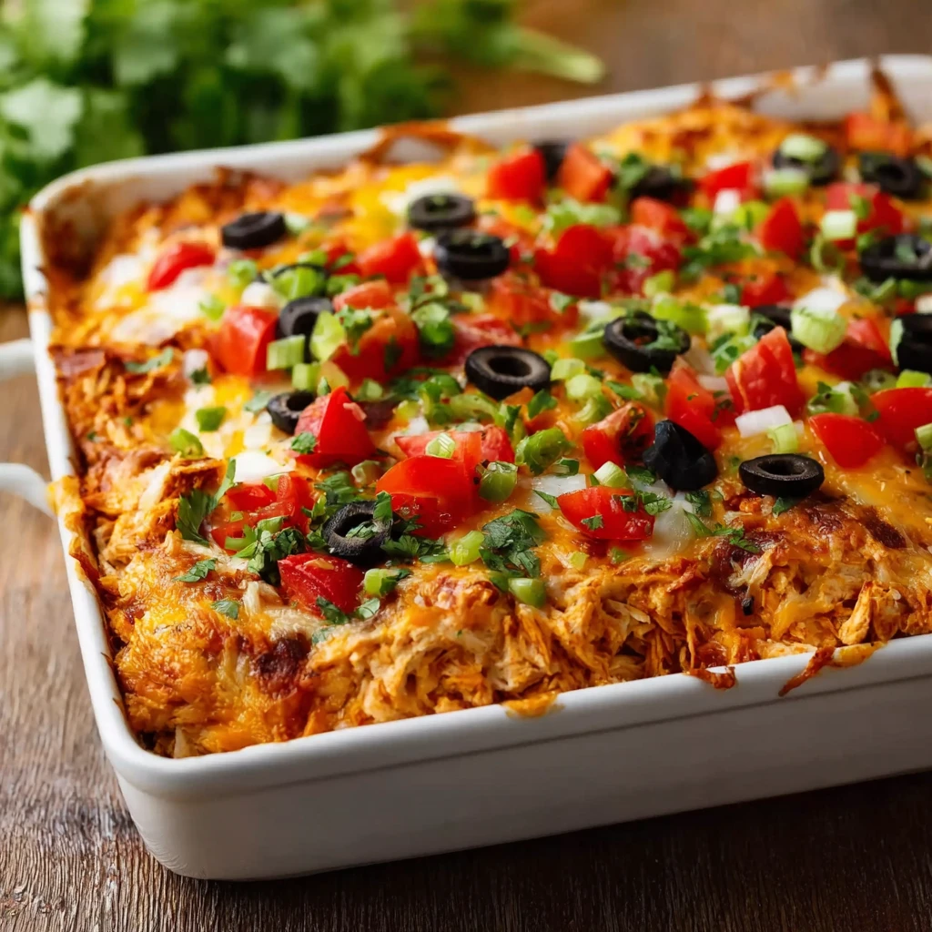 Chicken Burrito Casserole