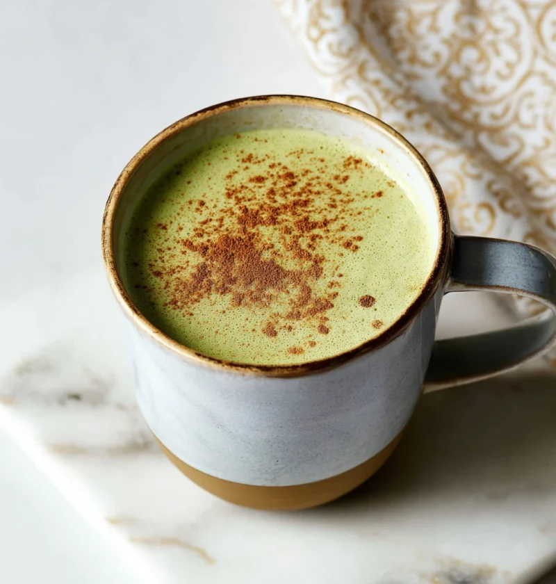 Cinnamon Matcha Latte