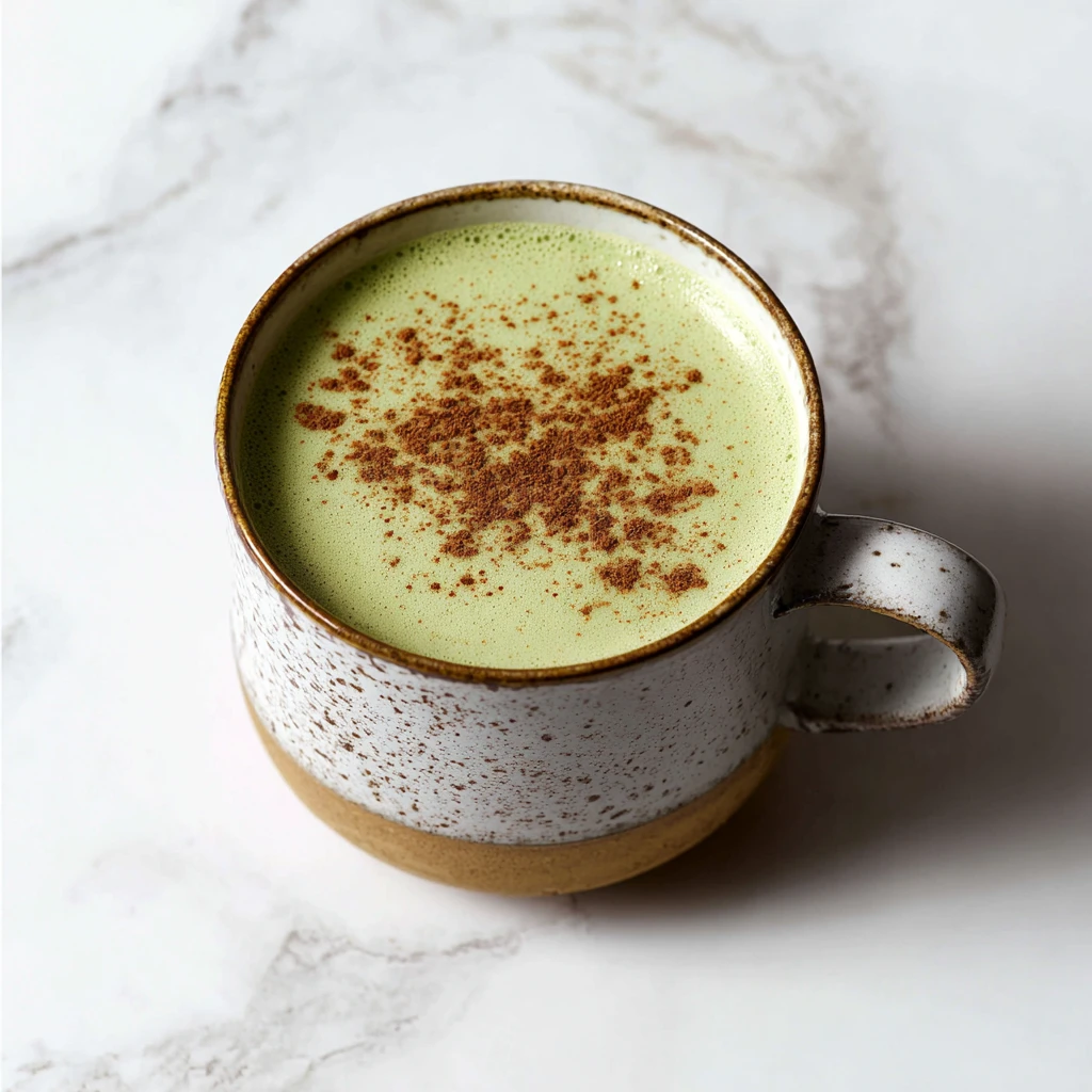 Cinnamon Matcha Latte