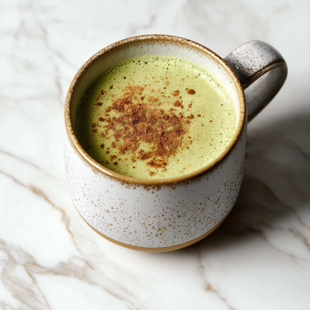 Cinnamon Matcha Latte