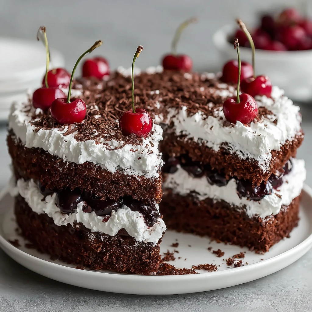 Classic German Black Forest Cake Schwarzwlder Kirschtorte