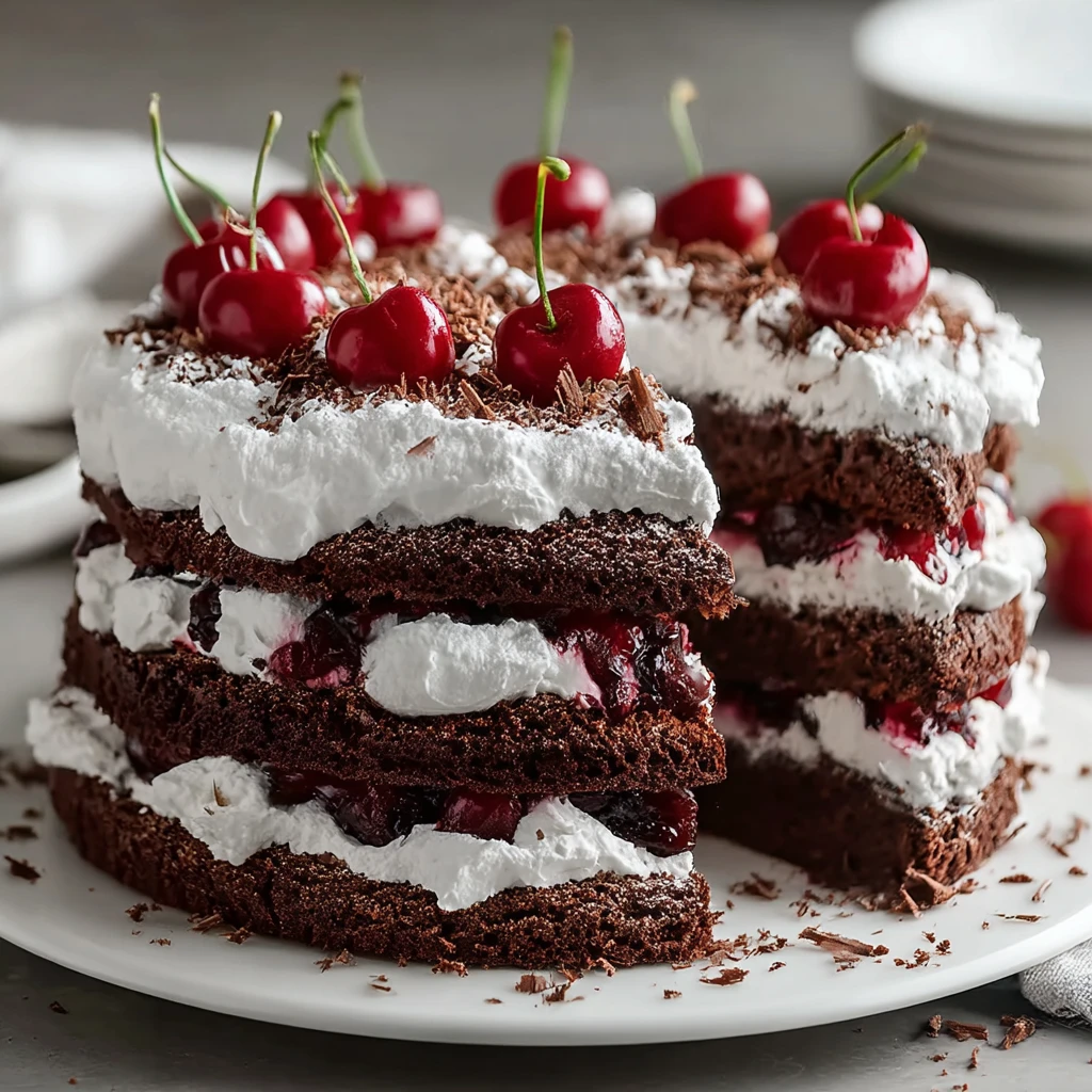 Classic German Black Forest Cake Schwarzwlder Kirschtorte