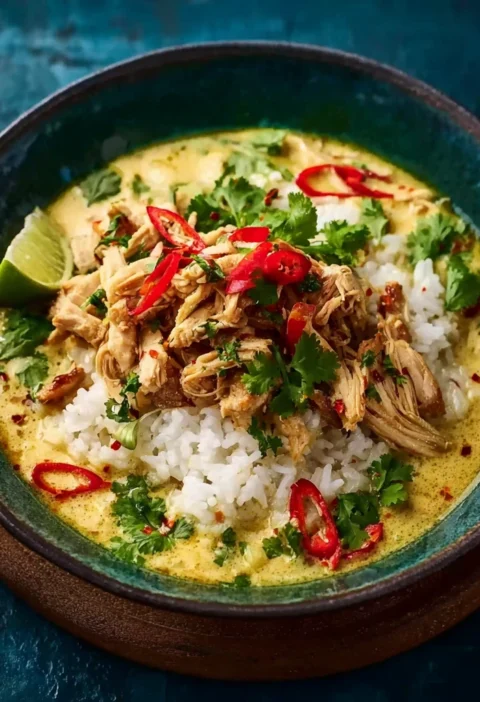 Coconut Chicken Brothy Rice