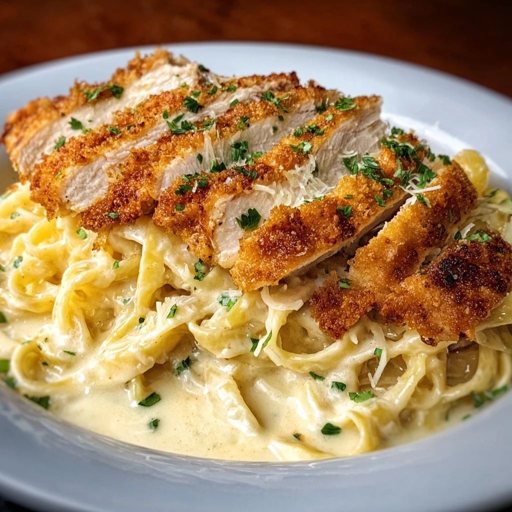 Crispy Chicken Alfredo Pasta: 6 Simple Steps for Creamy Comfort