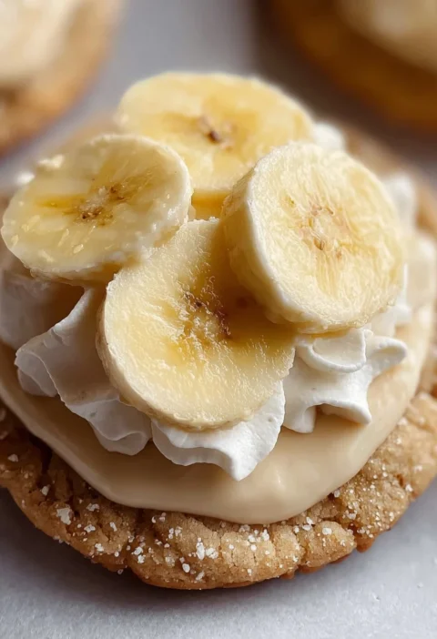Crumbl Banana Cream Pie Cookies