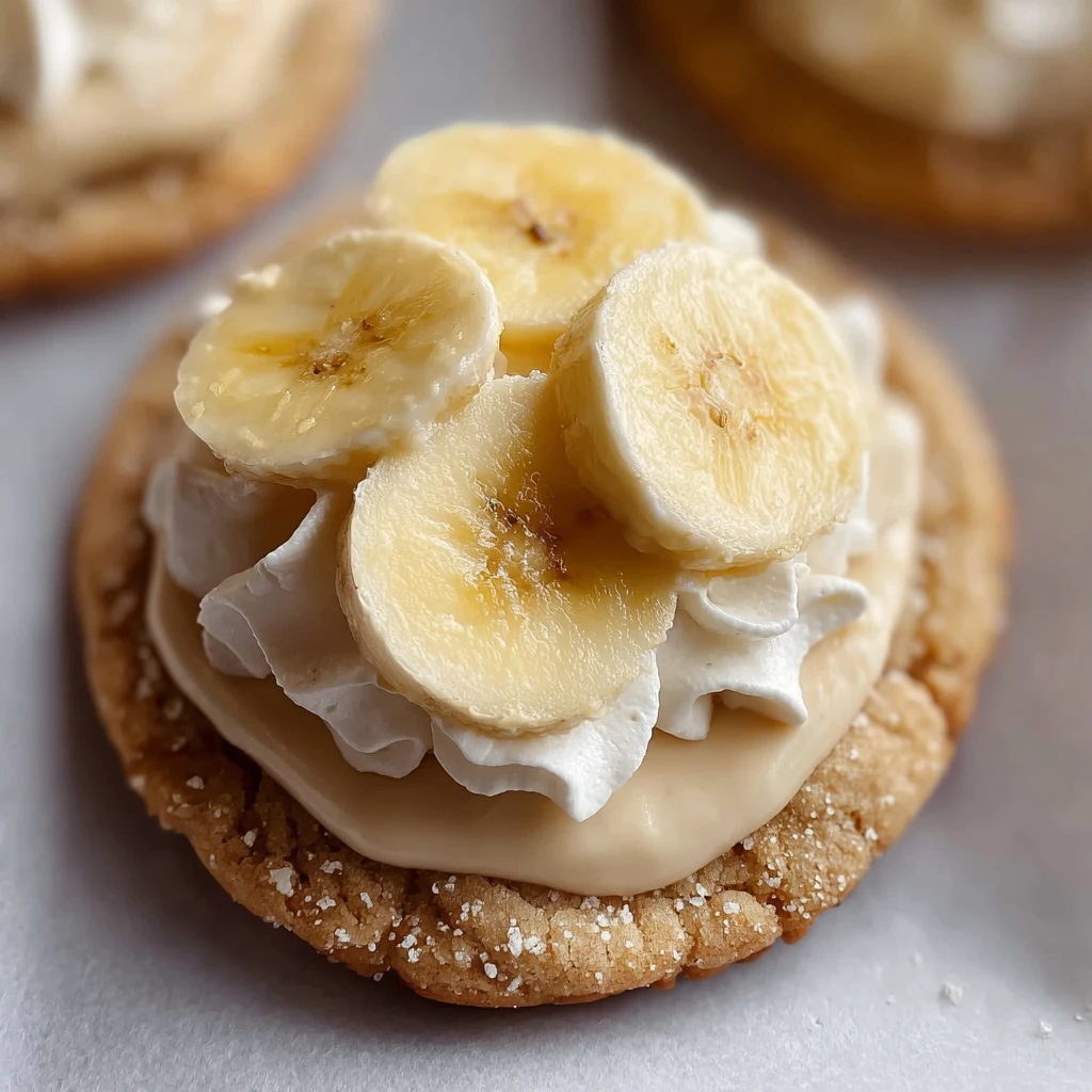 Crumbl banana cream pie cookies