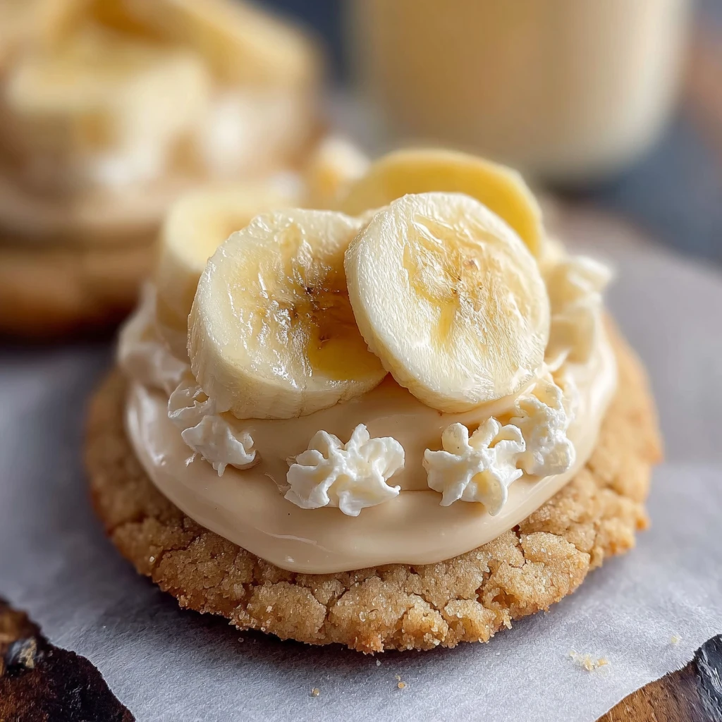 Crumbl Banana Cream Pie Cookies