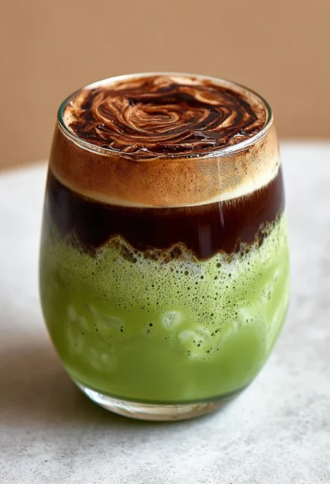 Dirty Matcha Latte