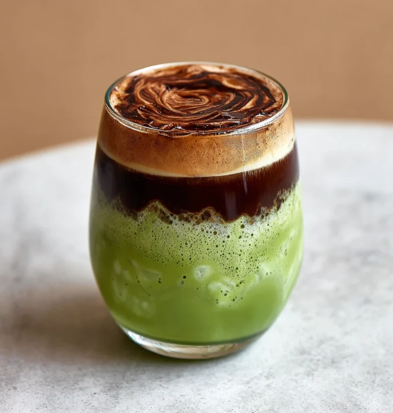 Dirty Matcha Latte