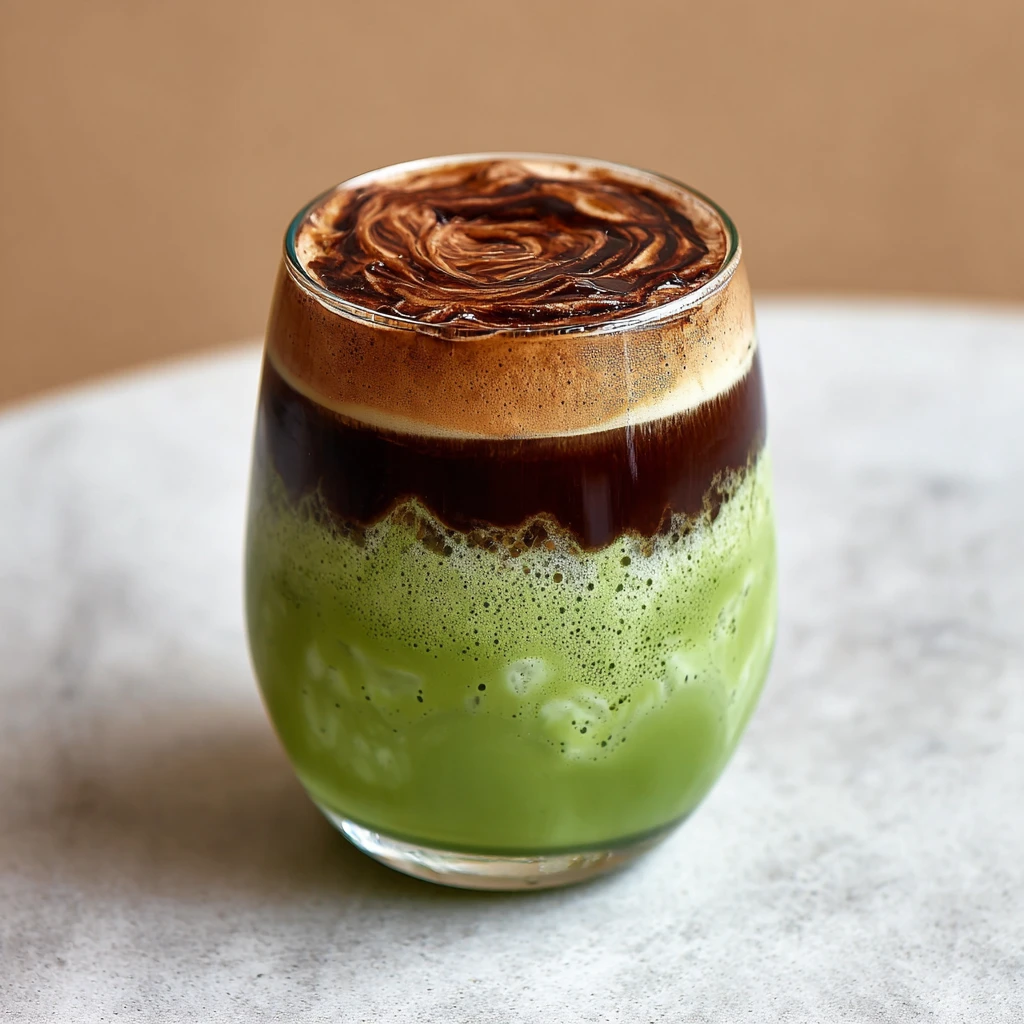 Dirty Matcha Latte