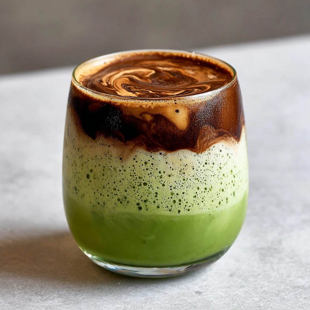 Dirty Matcha Latte