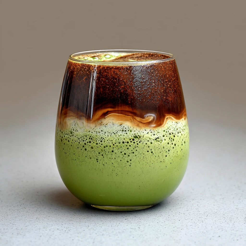 Dirty Matcha Latte