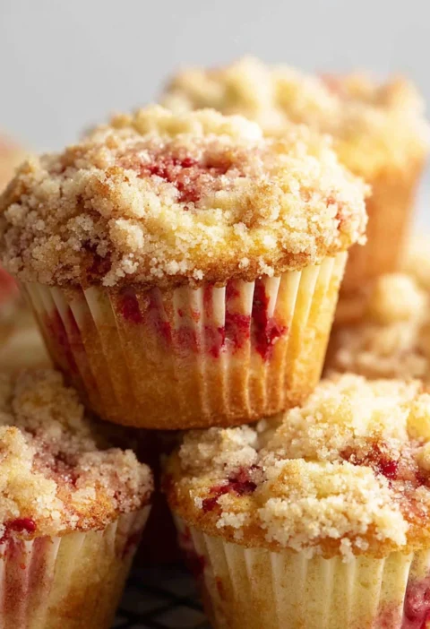 Double Strawberry Muffins