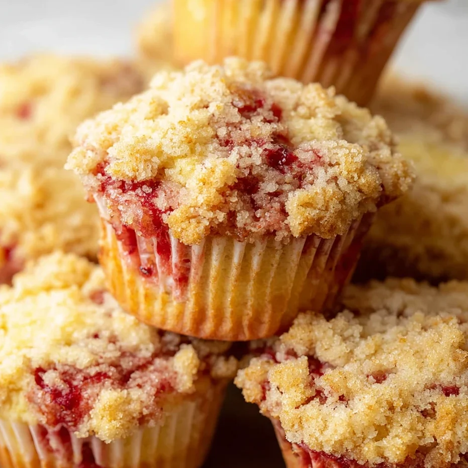 Double Strawberry Muffins