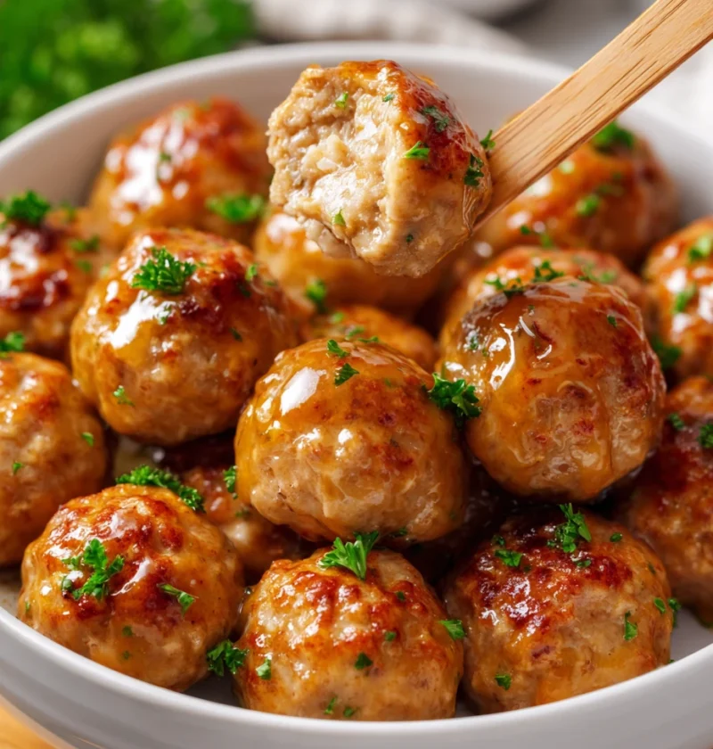 Homemade Chicken Meatballs Recipe