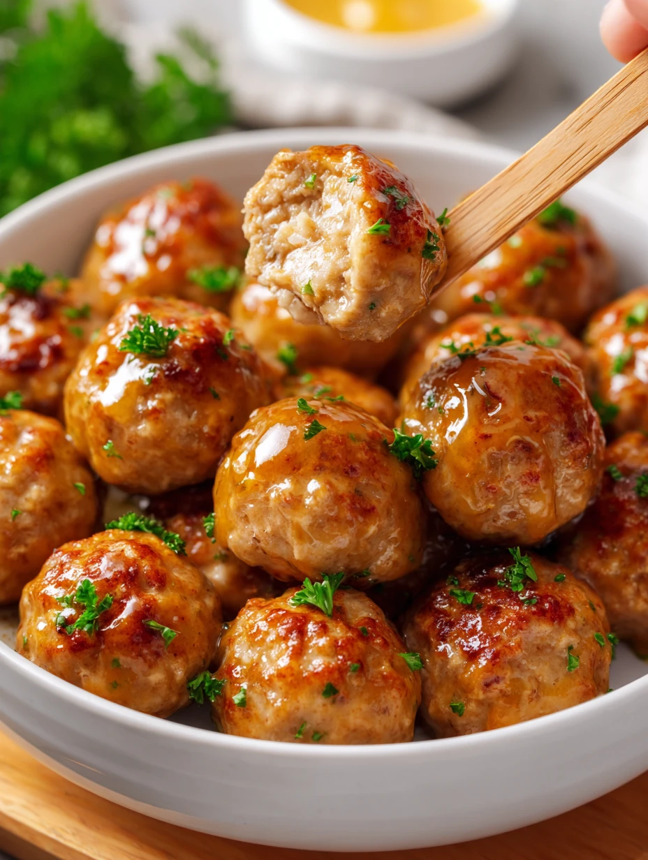Easy Homemade Chicken Meatballs Recipe