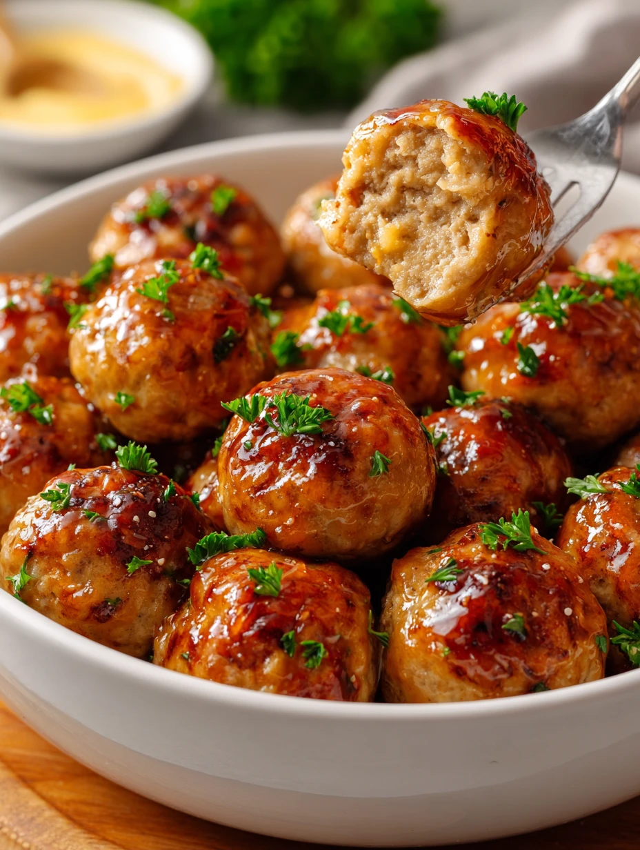 Homemade Chicken Meatballs Recipe