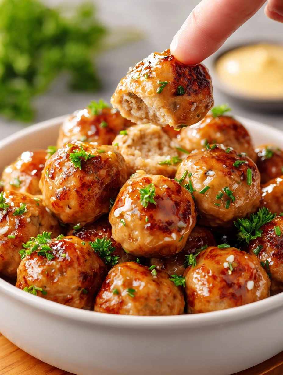 Homemade Chicken Meatballs Recipe