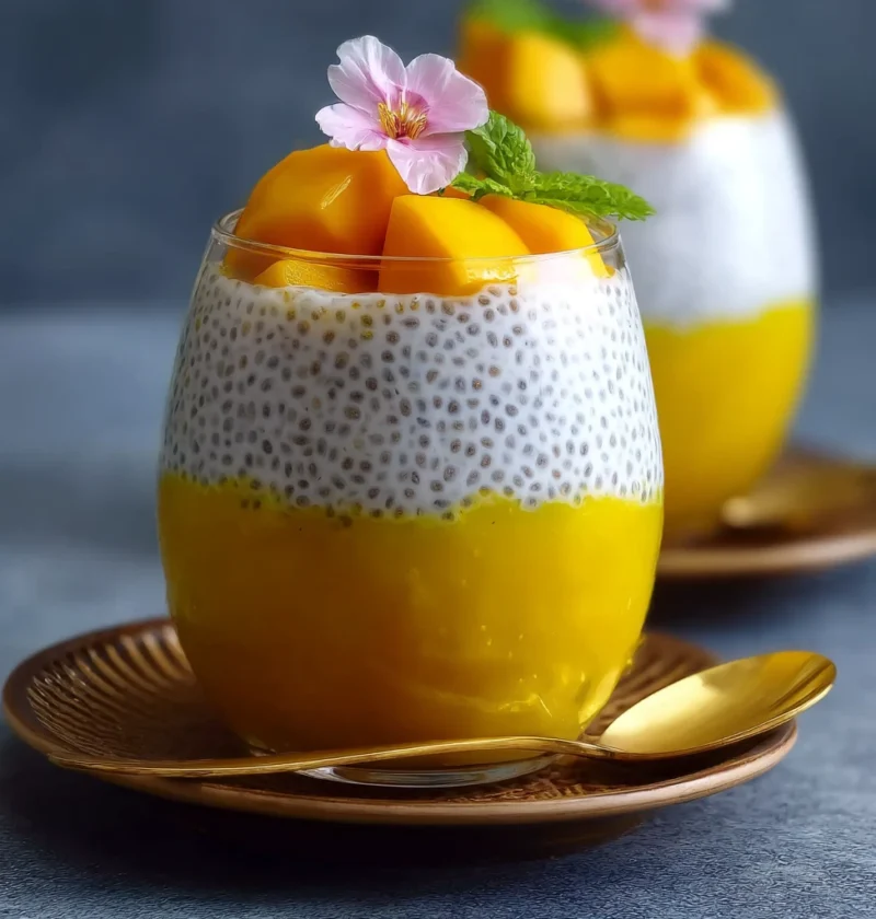 Mango Sago Dessert Pudding