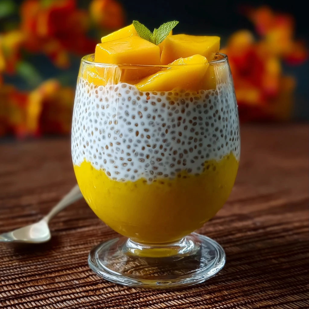 Mango Sago Dessert Pudding