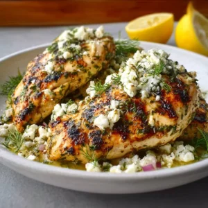 Greek Chicken Lemon Feta : A Bright Taste of the Mediterranean