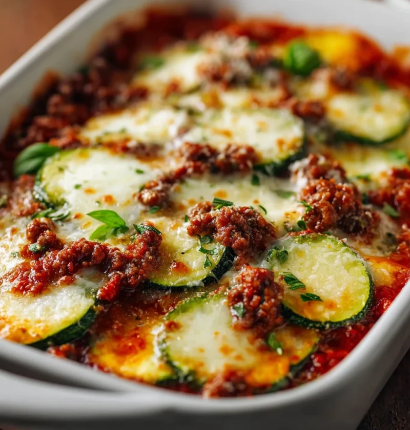 Ground Beef Zucchini Casserole