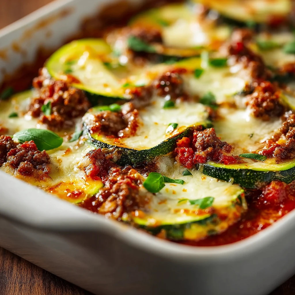 Ground Beef Zucchini Casserole