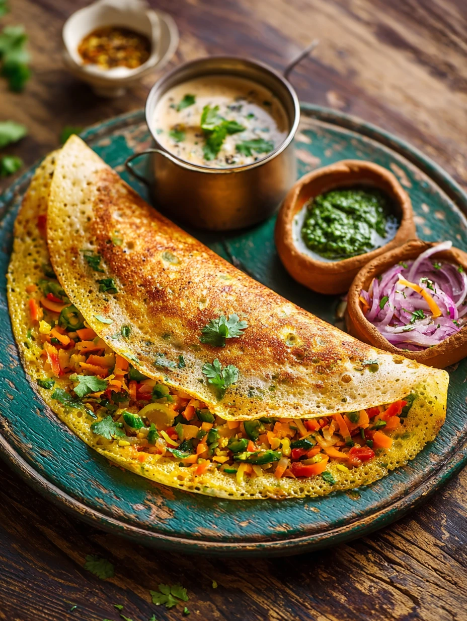 Healthy Veggie Masala Dosa Recipe – Dosa for a Light Dinner