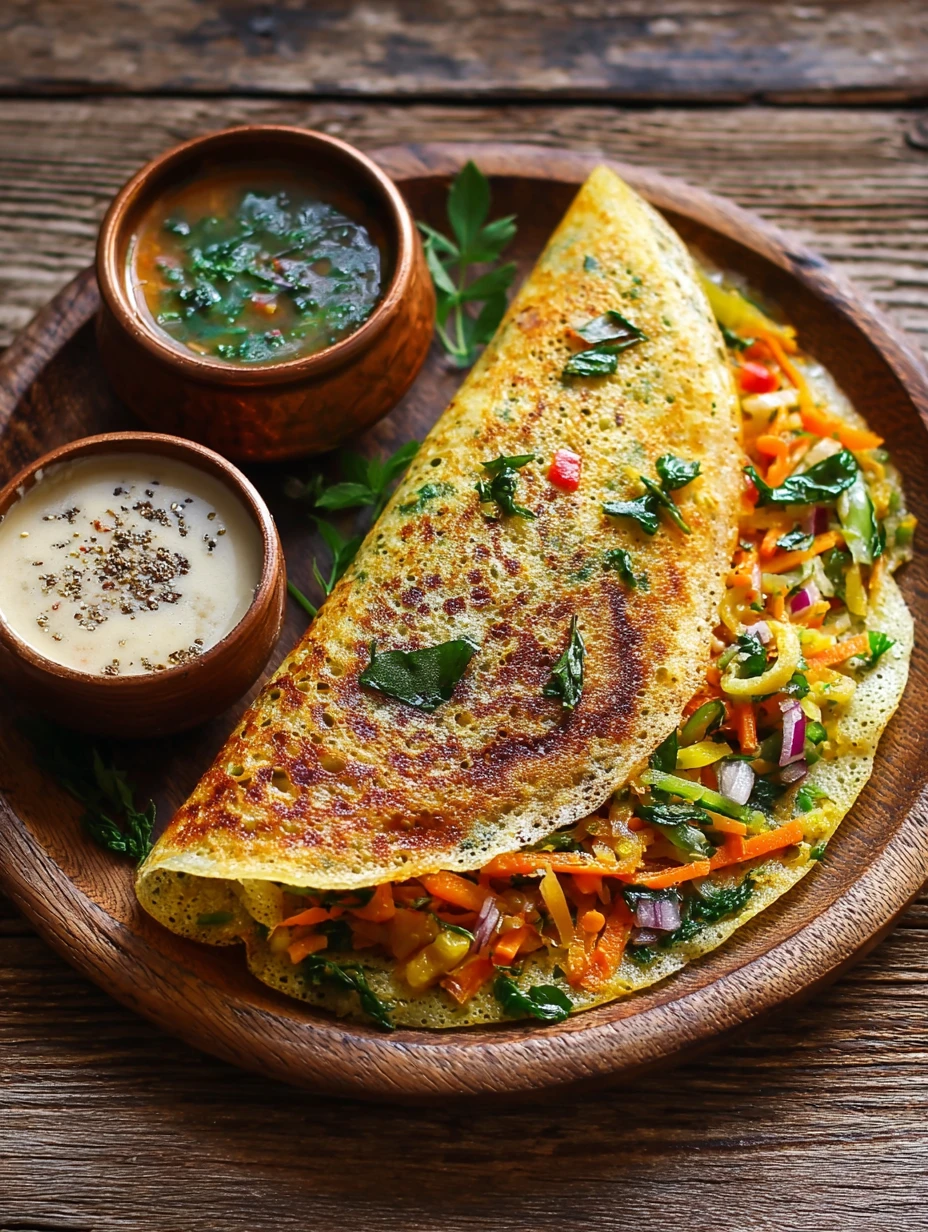 Healthy Veggie Masala Dosa Recipe Light Dinner