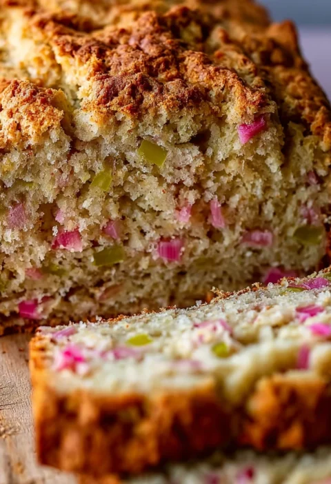 Irresistible Buttermilk Rhubarb Bread Moist Tangy Spring Loaf