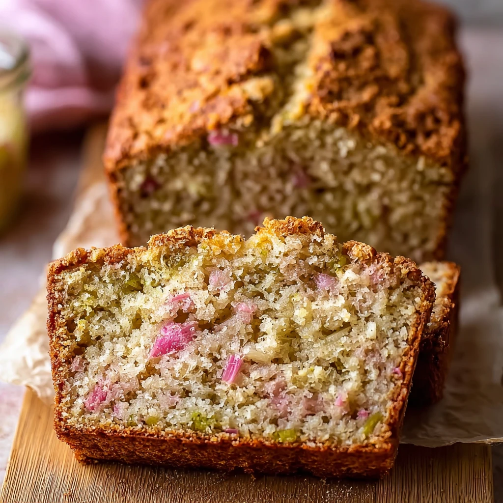 Irresistible Buttermilk Rhubarb Bread Moist Tangy Spring Loaf