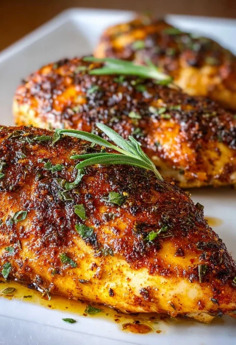 Juicy Oven Baked Chicken Breast