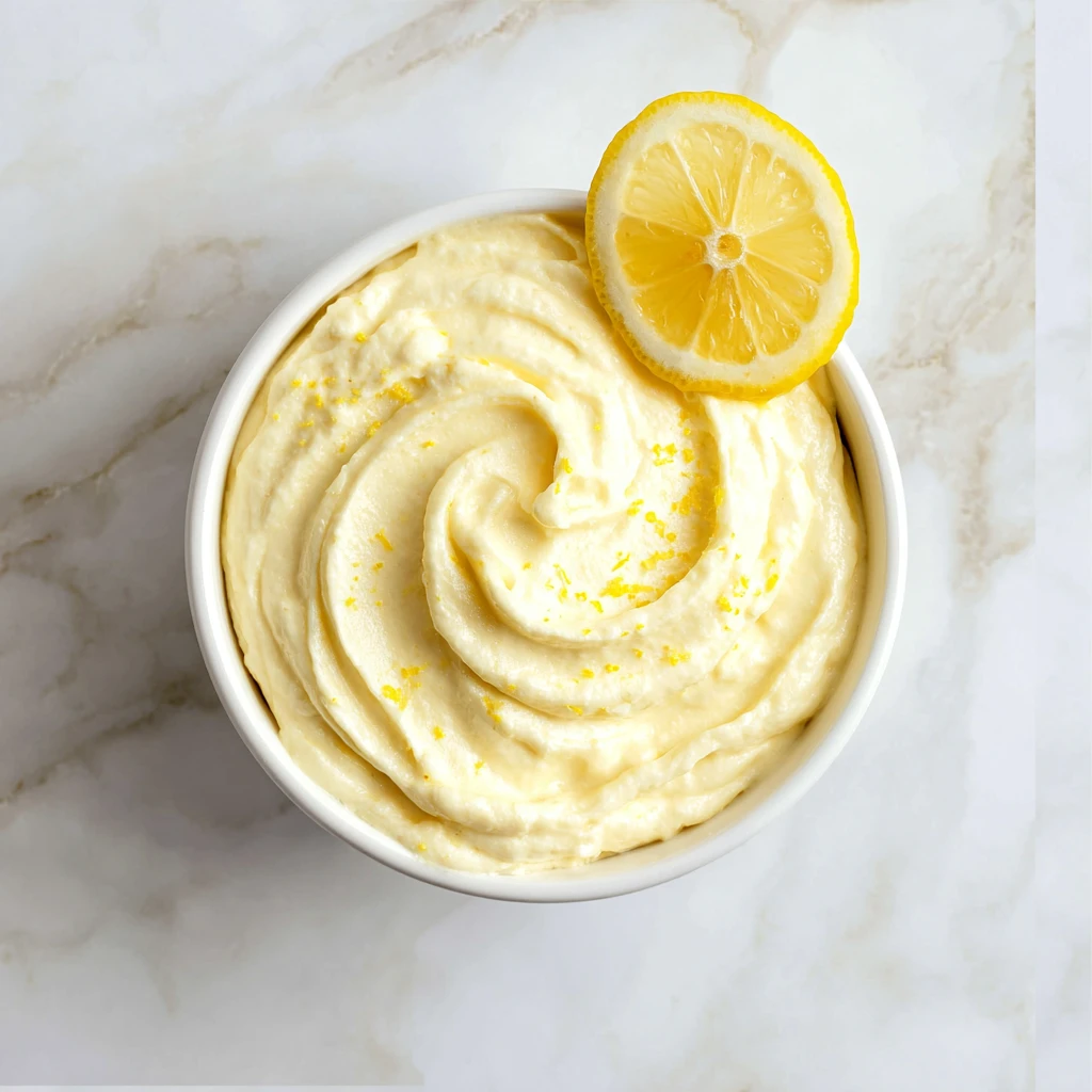 Lemon Cottage Cheese Pudding