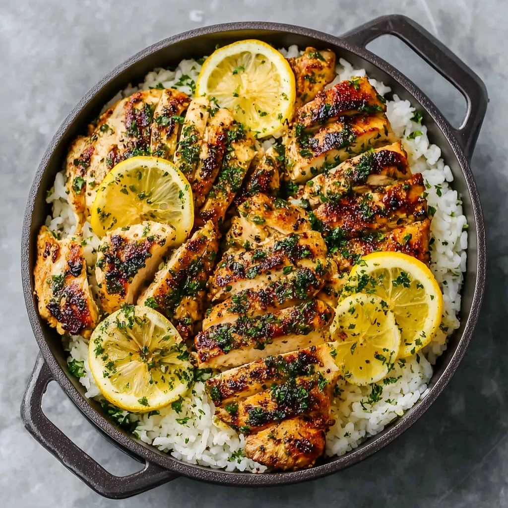 Lemon Garlic Chicken Meal Prep Bowls