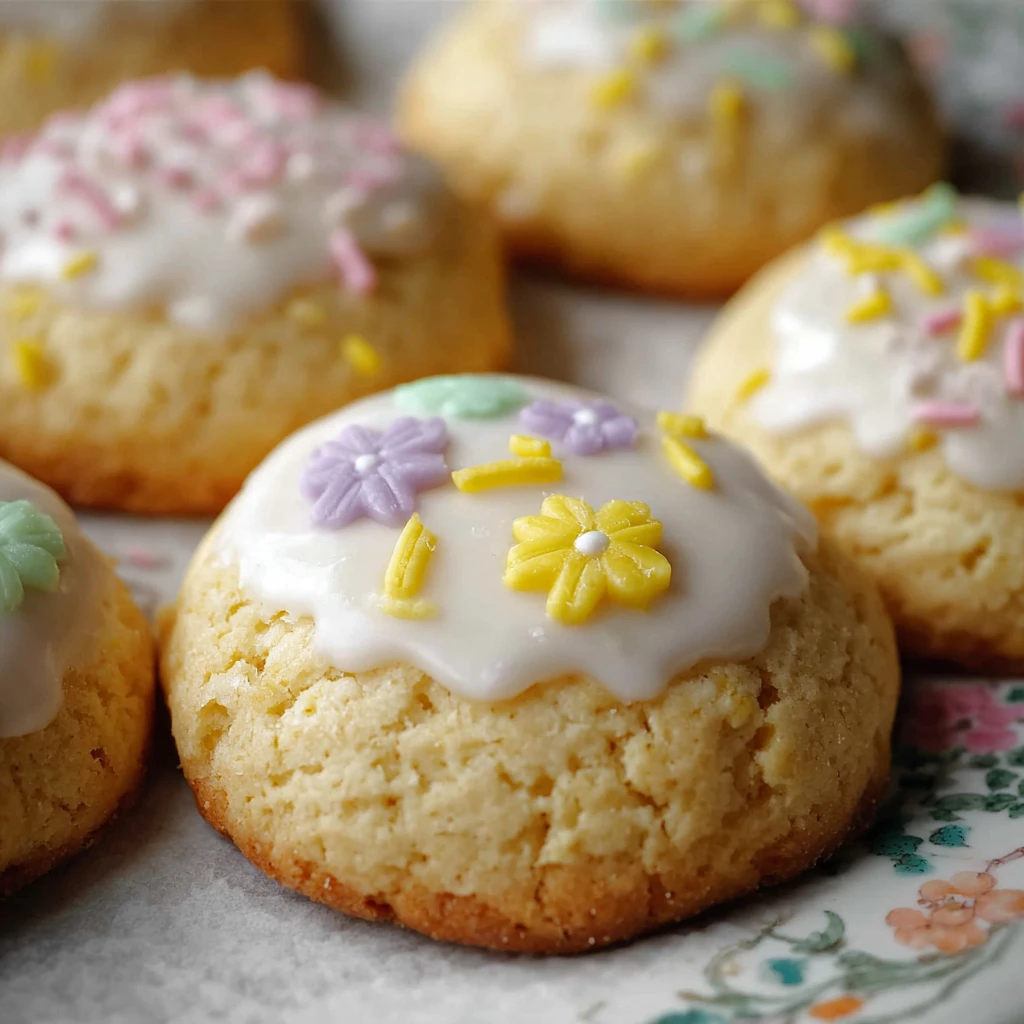 Lemon Ricotta Cookies Glaze