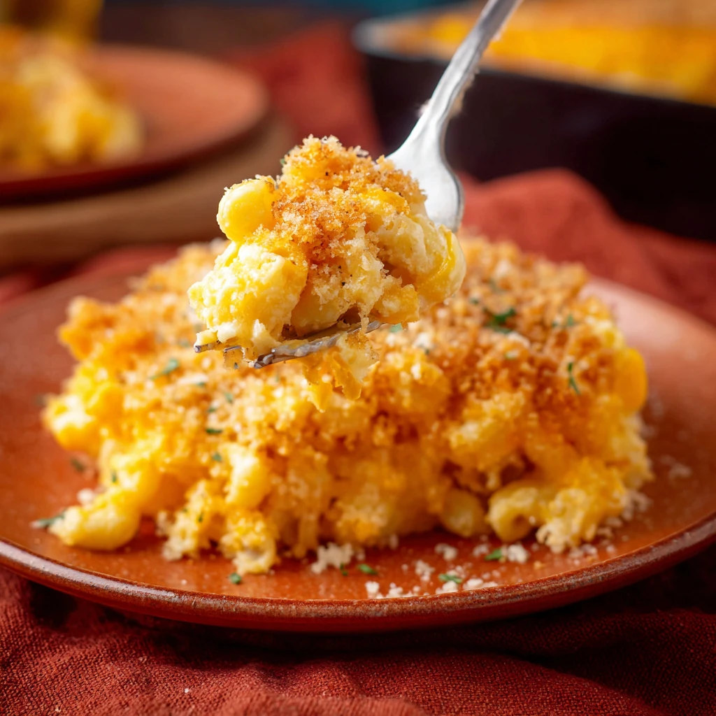 Mac Cheese Corn Casserole