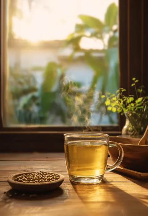 Natural Coriander Drink Healthy Thyroid Gland Stimulation