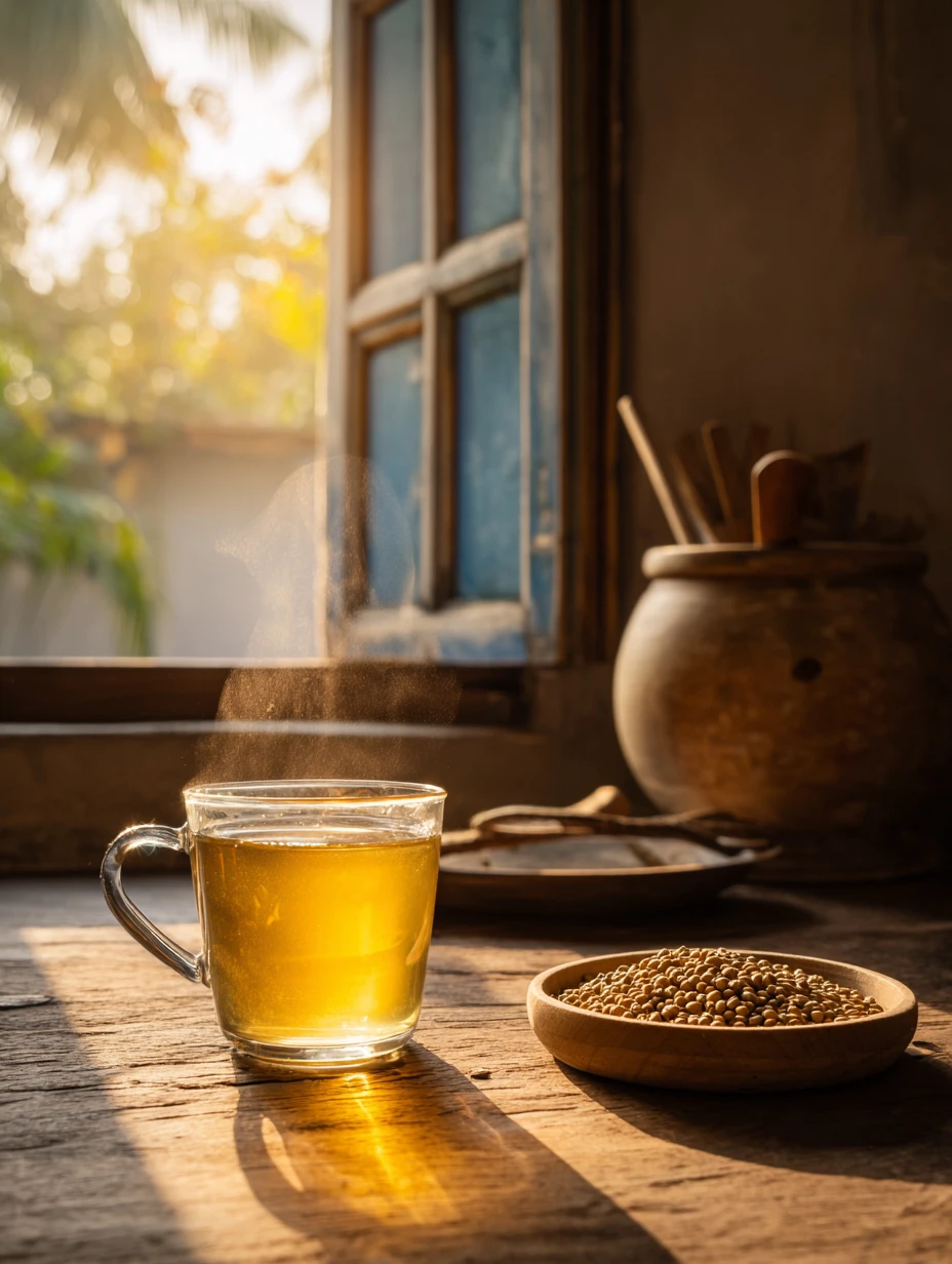 Natural Coriander Drink Healthy Thyroid Gland Stimulation