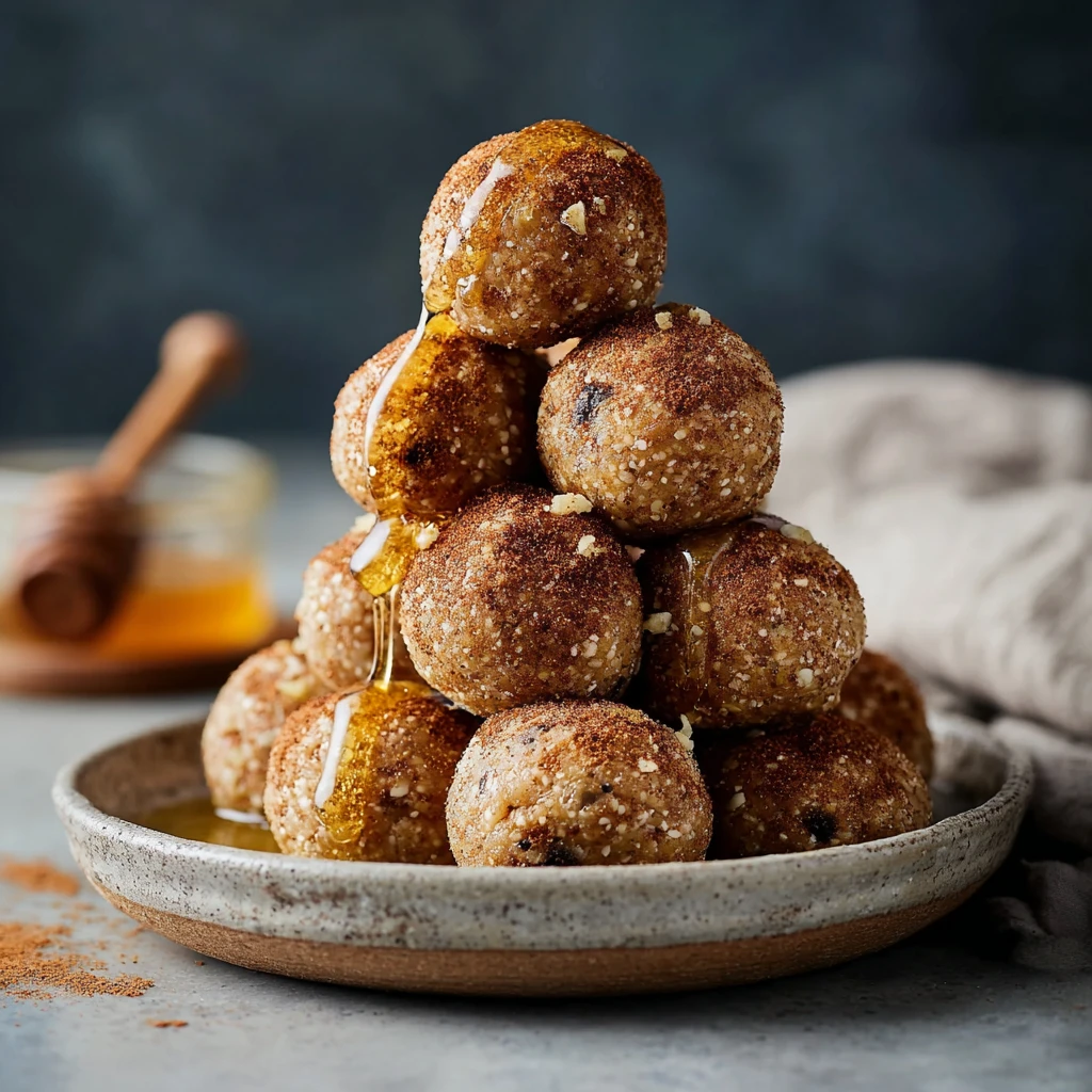 No-Bake Snickerdoodle Energy Bites