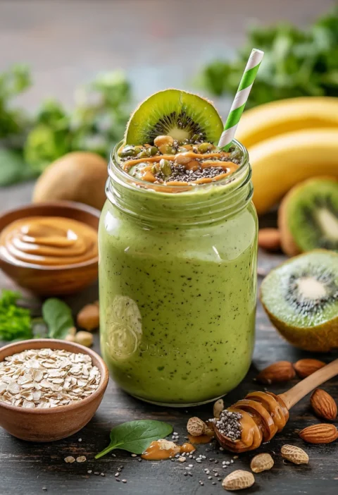 Nutritious Creamy Avocado Honeynut Smoothie