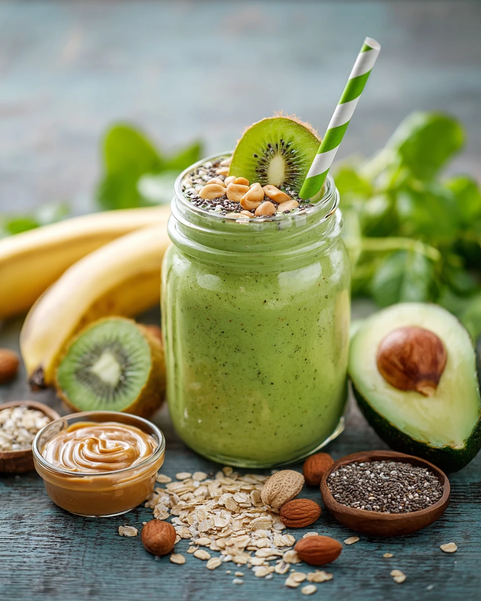 Nutritious Creamy Avocado Honeynut Smoothie