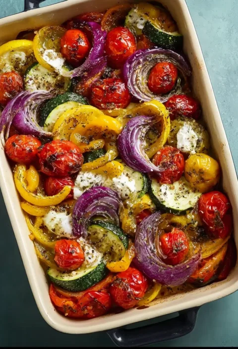 One Pan Greek Vegetables